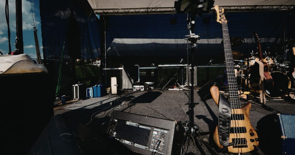 EVH Events Professional stage design by an event production company in South Africa featuring Absen LED screens and specialized lighting fixtures.